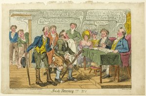 Irische Anständigkeit! ! ! Nr. 1 von George Cruikshank
