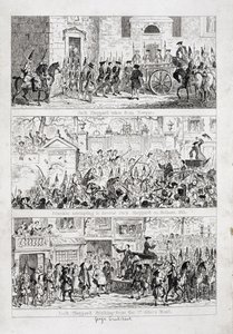 Jacks Reise von Newgate nach Tyburn, Illustration aus 
