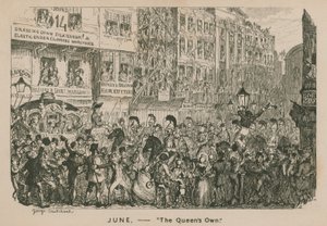 Juni - Die Königinnen eigenen von George Cruikshank