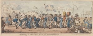Schätze landen oder Ergebnisse der Polarexpedition!!! von George Cruikshank