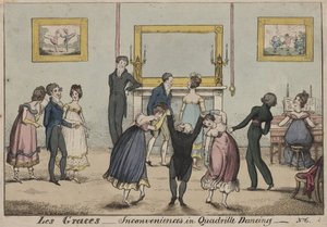 Les Graces, Unannehmlichkeiten beim Quadrilletanz, 1817