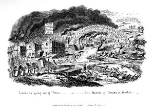 London verlässt die Stadt - oder Der Marsch der Ziegel und Mörtel, 1829