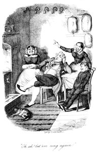Oh ah! lasst sie wieder läuten! von George Cruikshank