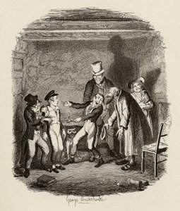 Olivers Empfang durch Fagin und die Jungen, aus 