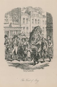 Szene aus dem Londoner Leben: Der Erste Mai von George Cruikshank