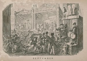 Septembermesse von George Cruikshank