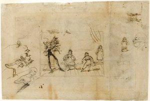 Studie für die Tanzstunde, Teil 2: Das Menuett von George Cruikshank