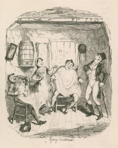 Der Friseursalon von George Cruikshank