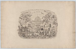 Die Verbreitung der Werke aller Nationen von der Großen Ausstellung von 1851 von George Cruikshank