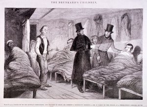 Die Kinder des Betrunkenen von George Cruikshank
