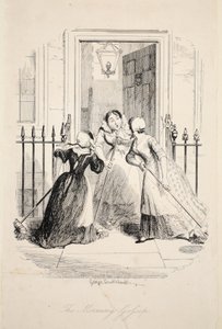 Der Morgentratsch, aus Die größte Plage des Lebens, veröffentlicht 1847