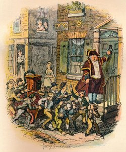Die Gemeindemaschine, um 1900 von George Cruikshank