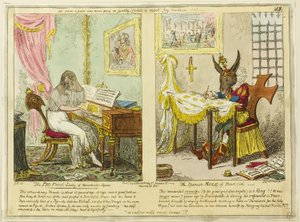 Die Schweinegesichtige Dame von Manchester Square und das spanische Maultier von Madrid von George Cruikshank
