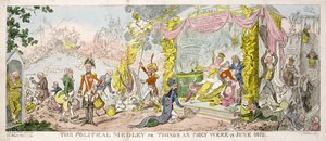 „The Political Medley“ oder „Things as They Were in June 1812“, veröffentlicht 1812 von George Cruikshank