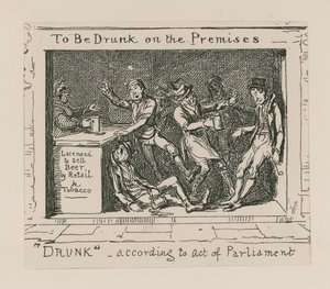 Vor Ort zu trinken von George Cruikshank