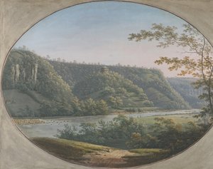 Ansicht des Round Howe bei Richmond, Yorkshire, England von George Cuit