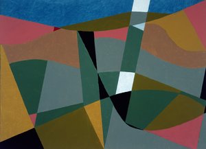 Gespaltene Landschaft, 2001 von George Dannatt