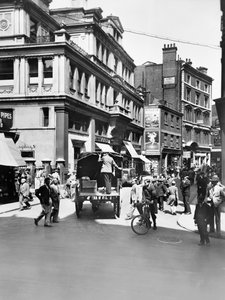 Leadenhall Street Blick nach Westen, City of London, vor 1933