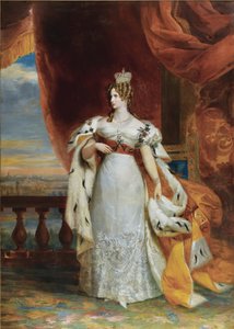 Porträt von Kaiserin Alexandra Fjodorowna Charlotte von Preußen, Ehefrau von Kaiser Nikolaus I., 1798-18 von George Dawe