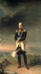 Porträt von Prinz Mikhail Barclay de Tolly von George Dawe