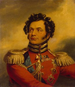 Porträt des Generals Fjodor Petrowitsch Uwarow 1773-1824, vor 1825 von George Dawe