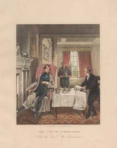Satz von neun: (1) Das Leben eines Adligen von George Dawe