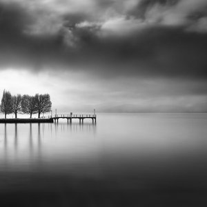 Gelassener See-Pier