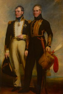 Porträt des Hon. Charles Paget (1778-1839) und Henry William Paget von George Dodgson Tomlinson