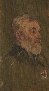 Porträt von H. Fussell, L.T.C., ca. 1920