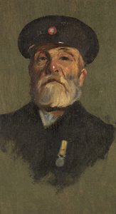 Porträt von J. Lasbury, R.M.L.I., ca. 1920 von George Edmund Butler