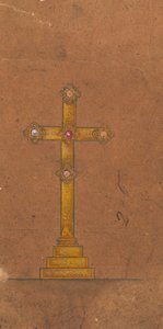 Entwürfe für Jones und Willis, Metall- und Holzarbeiter und Kirchenmöbelhersteller aus Birmingham und London