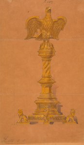 Entwürfe ausgeführt für Jones und Willis, Metall- und Holzbearbeiter und Kirchenmöbelhersteller aus Birmingham und London von George Edmund Street