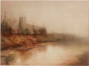 Herbst - Hurworth on Tees von George Edward Horton