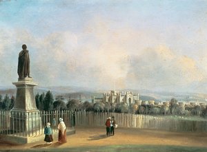 Ansicht des alten Regierungshauses, Sydney, ca. 1843-60 von George Edward Peacock