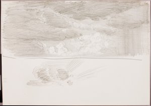 Ohne Titel (Wolkenstudie) von George Elbert Burr