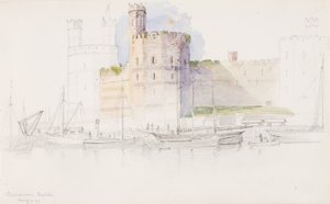 Caernarvon Castle von George Elbert Burr