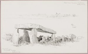 Cromlech bei Criccieth, Nordwales/Küste bei Pensarn, Nordwales von George Elbert Burr