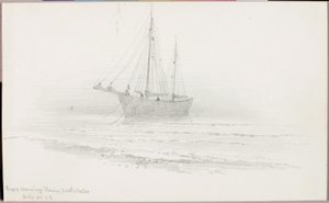Nebliger Morgen, Nevin, Nordwales von George Elbert Burr