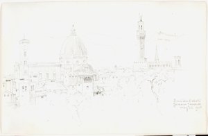 Aus den Boboli-Gärten, Florenz von George Elbert Burr
