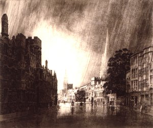 High Street, Oxford von George Elbert Burr