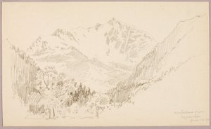 Monte Rosa von Ceppomorelli von George Elbert Burr