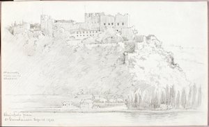 Rheinfels von St. Goarshausen von George Elbert Burr