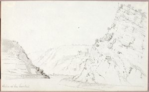 Rhein bei der Loreley von George Elbert Burr