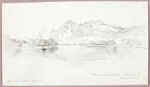 Der Drachenfels, Rhein von George Elbert Burr