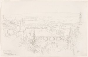 Blick von S. Miniato, Florenz von George Elbert Burr