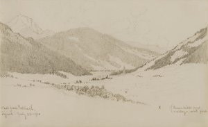 Westlich von Toblach, Tirol von George Elbert Burr