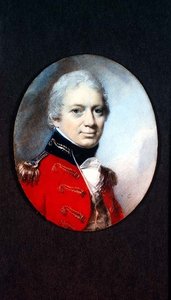 Miniatur von Lt. Col. J. Houlton der Wiltshire Miliz, ca. 1801 von George Engleheart