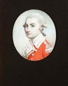 Miniatur eines Infanteriekapitäns, ca. 1780 von George Engleheart