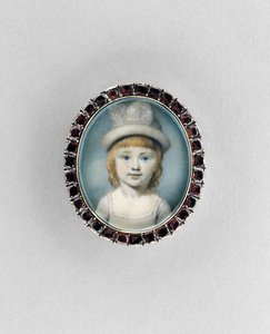 Porträt eines Kindes, ca. 1780 von George Engleheart
