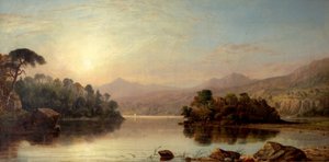 Ellens Insel, Loch Katrine, Schottland, 19. Jahrhundert von George F. Buchanan